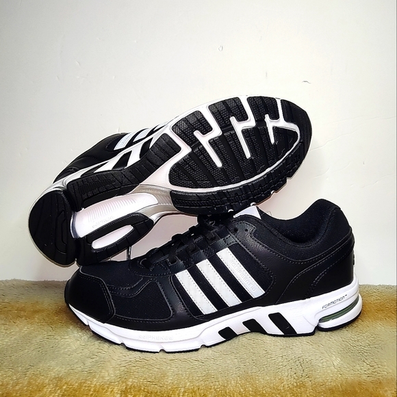 adidas Equipment 10 U Black White Men Running Shoes Sneakers